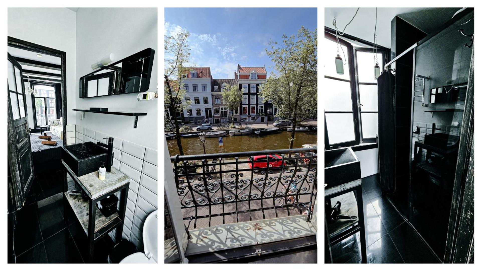 The Black Beauty Private Studio With Canal View From 1799 Amsterdam Exteriér fotografie